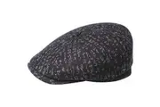 Bailey Mens Osler Ivy Newsboy Flat Cap Hat with a Comfort Sweatband - Black - L