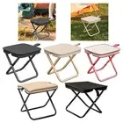 Camping Stool Seat Foldable Small Chair Footrest Camp Stool Portable Folding