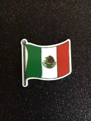 5pc. Mexican Flag resin Planar Flatbacks