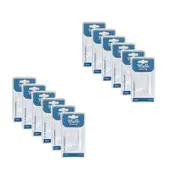 12PK Malli Sewing 15-Pairs Garment/Clothing Snap Buttons 10mm White Asstd