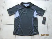 New Cabela's Women's XPG Medium Polo Shirt Top Short Sleeve Cool Phase Black $49