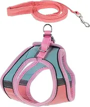 Kisangel 2 in 1 Pet Leash Cat Leash Dog Pulling Rope Pet Vest Type Reflective Safety Strips