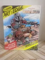 Crayola Art With Edge Star Wars The Mandalorian 28 Pages + 1 Poster Sealed New!
