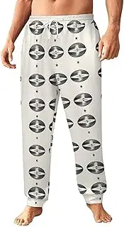 [Generic] Men's Sweatpants, Rugby and Star Detail-73, Polyester Joggers, Sweatpants Jogging Pants for Workout Running