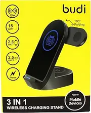 15W 3 in 1 Wireless Folding Charging Stand Charger