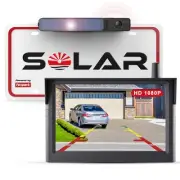 Solar Wireless Backup Camera with 5" 1080P Monitor, 3 Mins DIY Installation &...