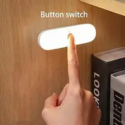 Rechargeable Cabinet Light, Touch-Control with 3-Level Infinite Dimming, Small Night Light for Reading, Kitchen, or Mirror Front, Built-in Battery