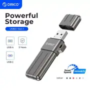 ORICO USB 3.2 Pen Drive 260MB/S Type-C Flash Drive 128GB 64GB 256GB for iPad MAC