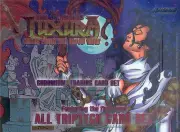 THE VAMPRESS LUXURA ALL-CHROMIUM 1997 KROME PRODUCTIONS JUMBO PROMO CARD SHEET