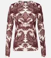 [Etro] Etro Paisley top AU 18 multicoloured