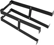 1Set Adjustable Carbon Steel Desktop Computer CPU Holder Under Desk Mount for Tidy Wiring Organization and Stability Durable Accessory for Home Office