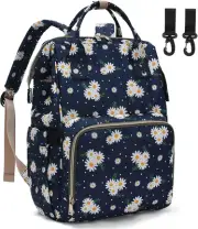 Dezcrab Baby Diaper Bag Backpack for Women, Large Capacity Waterproof Materni...