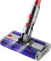 Soft Double Roller Brush Floor Head，Compatible for Dyson V7 V8 V10 V11 V15 Vacuum Parts Electric Floor Head with LED Headlights