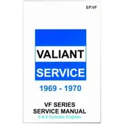 [Ellery] Valiant VF 1969-1970 Workshop Manual