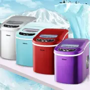 Portable Ice Maker Commercial Machine Ice Cube Bar Countertop Party Ice Maker