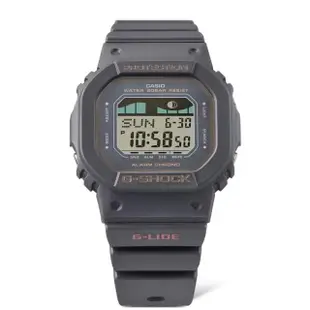 【CASIO 卡西歐】G-SHOCK G-LIDE 衝浪潮汐女錶手錶(GLX-S5600-1)