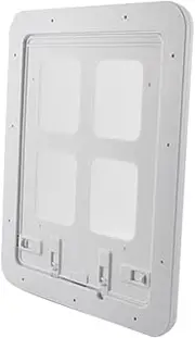 DINHEAROM Small Animal Door Pet Supply for Puppy Kitten Pet Flap for Home Office