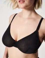 SPANX 30071R SheerFlex Fit to You bra ~ BLACK ~ MEDIUM A-B-C ~ NWT $78