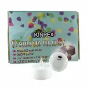 KINREX Halloween 12 Piece Tealight Candles Flameless LED Tea Set Votive Candles