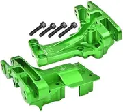 Aluminium 7075 Front and Rear Upper Bulkhead Set for 1:5 Traxxas X Maxx 8S 77086-4 / XRT 8S 78086-4 Monster Truck Upgrades - Green