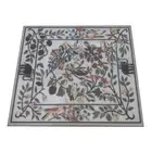 24" Marble Coffee Side Table Handmade floral handicraft Inlay Home Decor