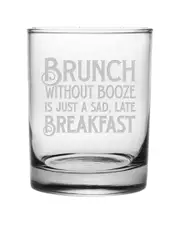 Susquehanna Glass Set Of Four 14oz Brunch Booze Rocks Glasses