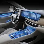 KUNQING Car Interior Piano Board Protection Film TPU Transparent Film Anti Scratch,for GAC Trumpchi GA6 2019-2023