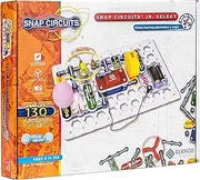 Snap Circuits Jr. Select SC-130 Electronics Exploration Kit | Over 130 Projects | Full Color Project Manual | 30+ Parts | STEM Educational Toys for Kids 8+