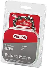 Oregon R50 AdvanceCut Replacement Chainsaw Chain for 14-Inch Guide Bars, 50 Drive Links, Pitch: 3/8", .043" Gauge, Fits Various Stihl Models