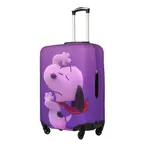 SNOOPY PARK 可水洗旅行行李套搞笑卡通手提箱保護套適合 18-32 英寸行李箱