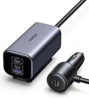 UGREEN 150W Car Charger Super Fast Charging, 4 Ports USB C Car Charger, PD 140W GaN, PPS 45W, SCP 22.5W, Clip Design, Compatible with MacBook, iPad, iPhone 16 Pro Max, Galaxy S25/S24/S23