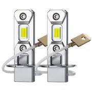 Super Bright GF White H3 LED Fog Light Driving Light Bulbs DRL Conversion Kit X2 (for: Smart)