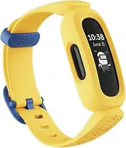 Fitbit Ace 3 Activity Tracker for Kids 6+ with Sleep Tracking, Motivating Challenges and up to 8 Day Battery - Minions Yellow