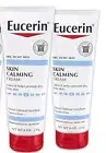 2 Pack Eucerin Skin Calming Cream Lotion Skin Calming Cream Dry Itchy Skin 8oz