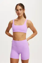 [Body] Body - Ultra Soft Rib Crop - Cyber grape 2XS CYBER GRAPE