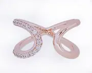 NEW 100% Authentic PANDORA Rose 14k Gold Wrapped Open Infinity Ring 188882C01