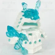 LEGO® Ninjago Minifigure Samurai Armour & Helmet Part White w/ Blue Crystals Set