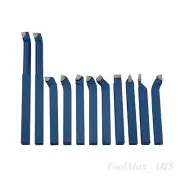 Carbide Tipped Lathe Tools 11pc Set Turning Tools