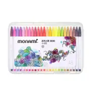 Monami Plus Pen 3000 Water-Based Coloring Marker 48 Colors SET