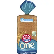 Tip Top The One White Sandwich Slice Bread Loaf Bakery 700g