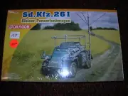 DRAGON # 7447 "SD.KFZ.261 KLEINER PANZERFUNKWAGON " 1/72 LOT #13706