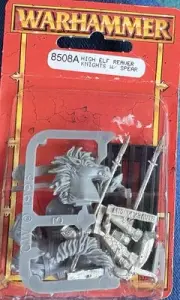 Warhammer High Elf Reaver Knights W/ Spears. 8508A. OOP. NIB