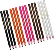 ARTSEWPLY 15pcs Pull Crayons Block Chinese Marker Grease Pencil Peel- off Grease Pencil White Marker Pen Marking Pencils Coloring Pen Point China Markers Pencils White Paint Pen Erase Wood