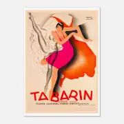 Galrie Tabarin by Paul Colin Vintage Art Deco Poster Elegant Stylish Home Décor, Poster Only, 70 x 100cm (28 x 40inch)
