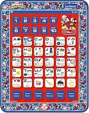 Lexibook JCPAD002SPi5 Spidey and His Amazing Friends Educational Bilingual Interactive Tablet Toy for Learning Letters Numbers Spelling Music English/Italian