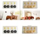 4 Pieces Tablecloth Weights Table Cloth Round Ball for Flags Party Garden