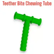 Teether Bite Stick Chewing Tube Sensory Chew Biting Aid Oral Muscle Training