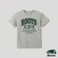 在飛比找Yahoo奇摩購物中心優惠-Roots女裝-運動派對系列 城市跑者短袖T恤-灰色