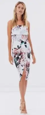 Cooper St Regal Opulence Front Pleat Dress Size 10 Floral Print New with Tags