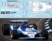 1/12 Water Decals for Ligier JS11 1979 1980 TB Decal TBD1024